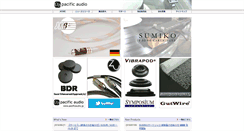 Desktop Screenshot of pacificaudio.jp